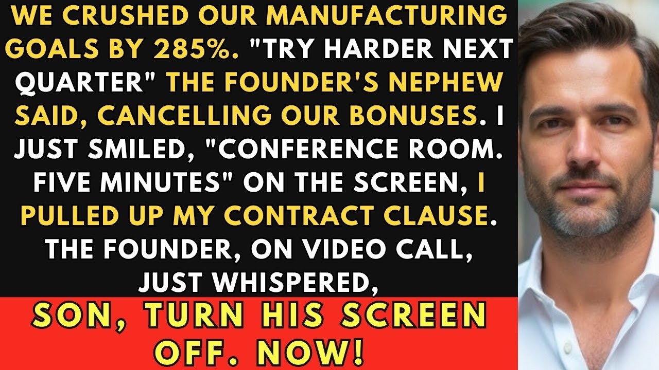 I Triggered a Hidden Contract Clause to Destroy the Founder's Nephew   Corporate Revenge