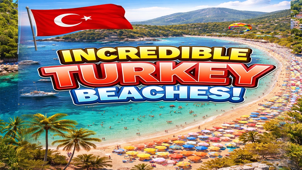 Turkey Paradise Beaches 🌊 | The Most Beautiful Summer Vacation in Turkey🌴 #turkeytravel