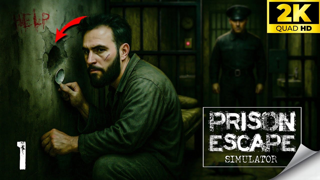 KAZMA KÜREK YOLDA GEREK! | PRISON ESCAPE SIMULATOR Gameplay [1440p 60FPS] | BÖLÜM 1