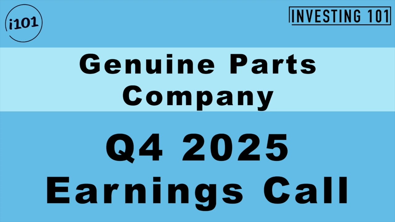 Genuine Parts Company Q4 2025 Earnings Call