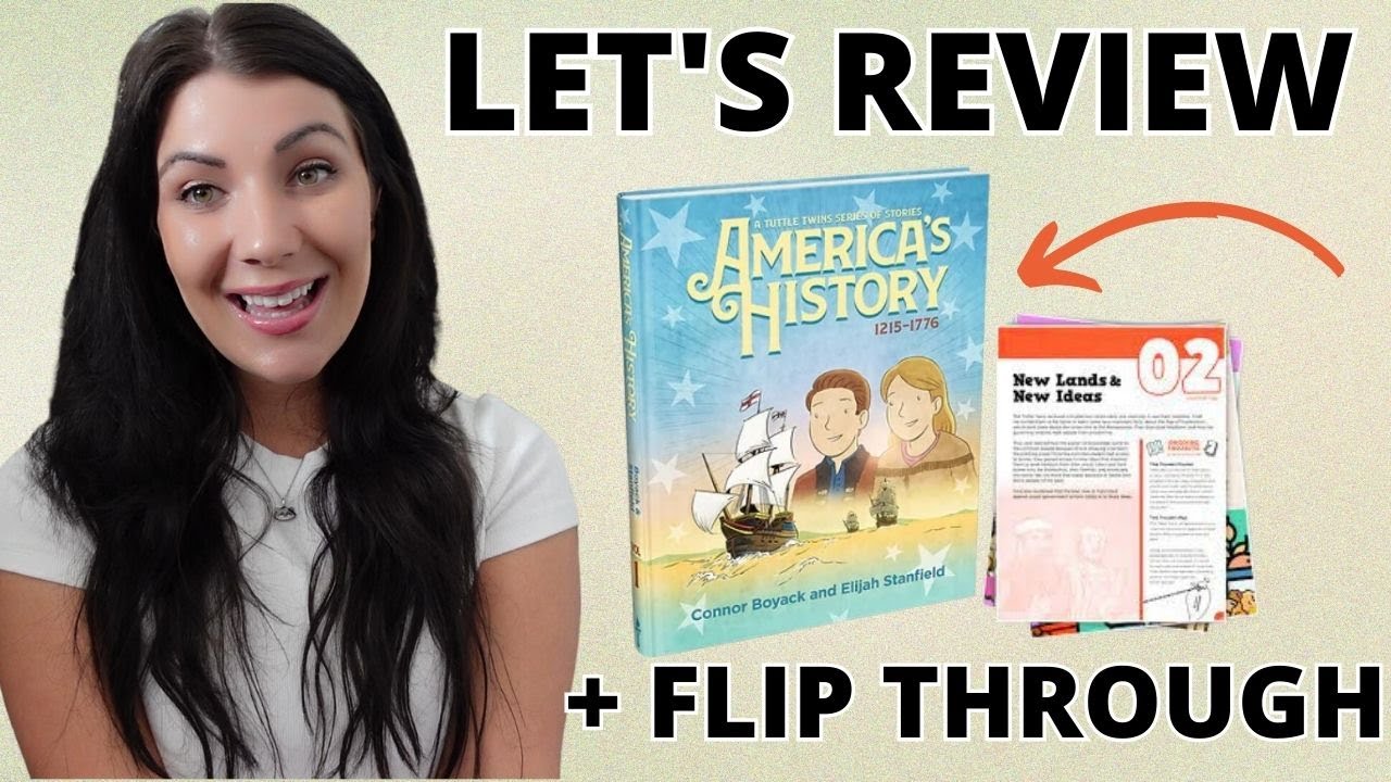 Homeschool History Curriculum - Tuttle Twins America's Story V1 Review & Flip Through
