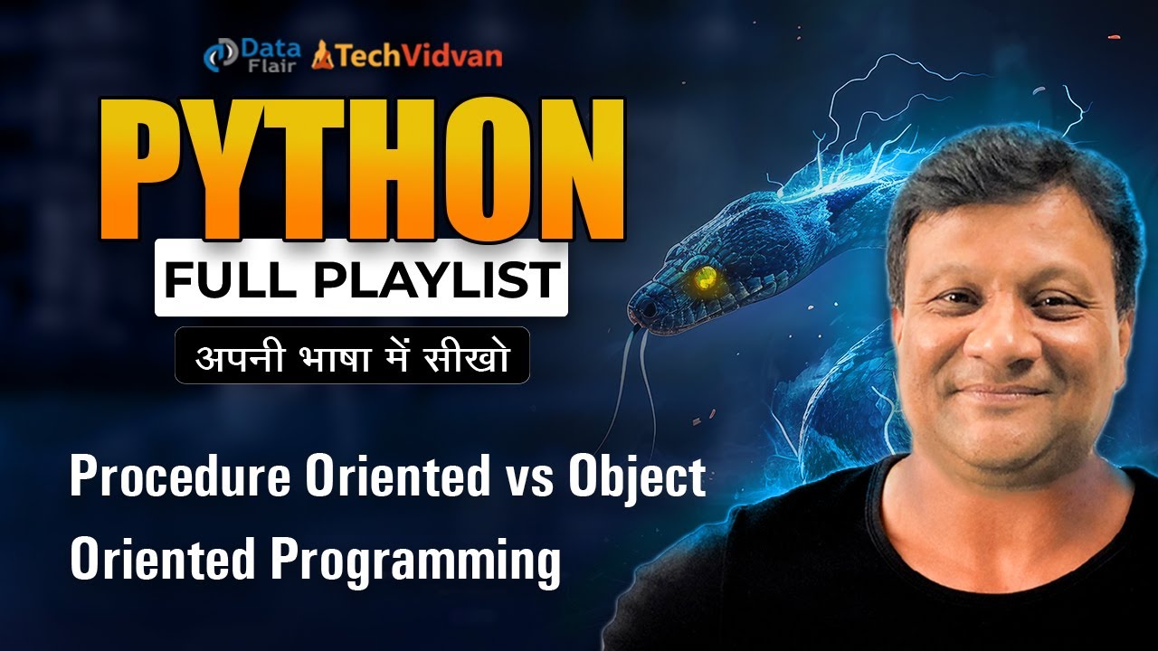 Procedure Oriented vs Object Oriented Programming in Python | Function Oriented vs Object-oriented