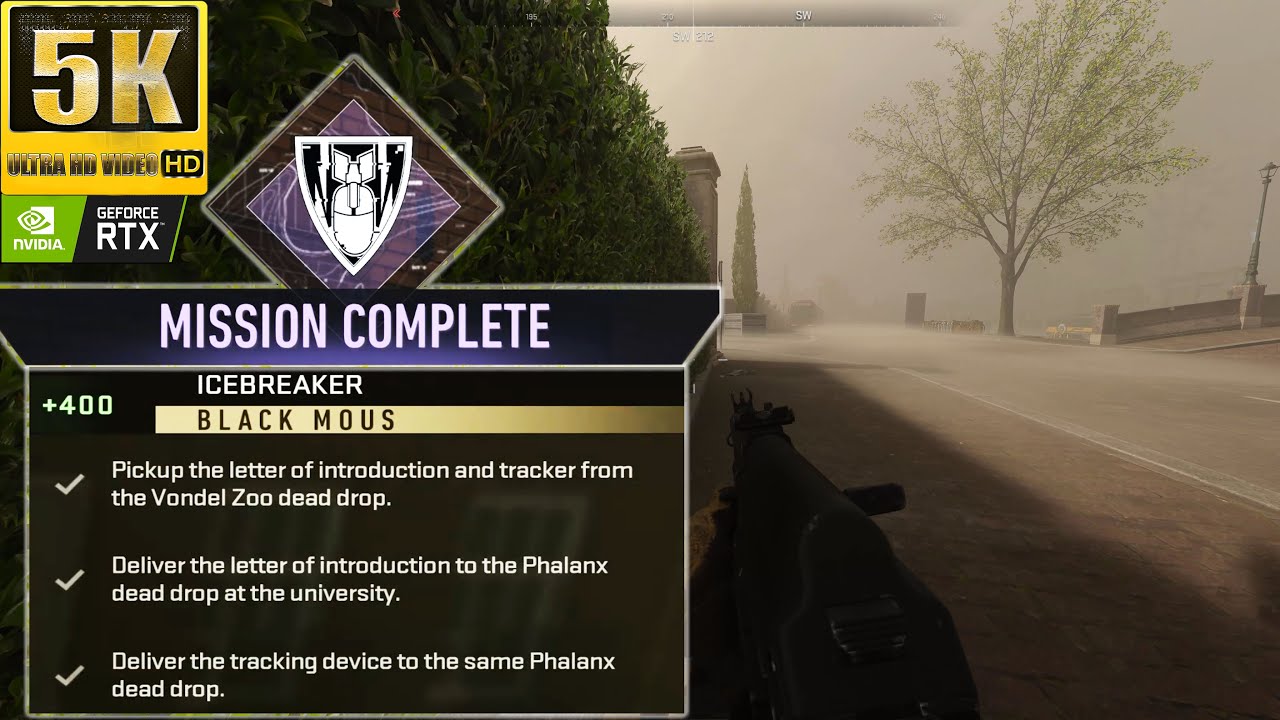 Icebreaker Mission | Vondel Zoo and Phalanx Dead Drop Locations | Letter of Introduction and Tracker