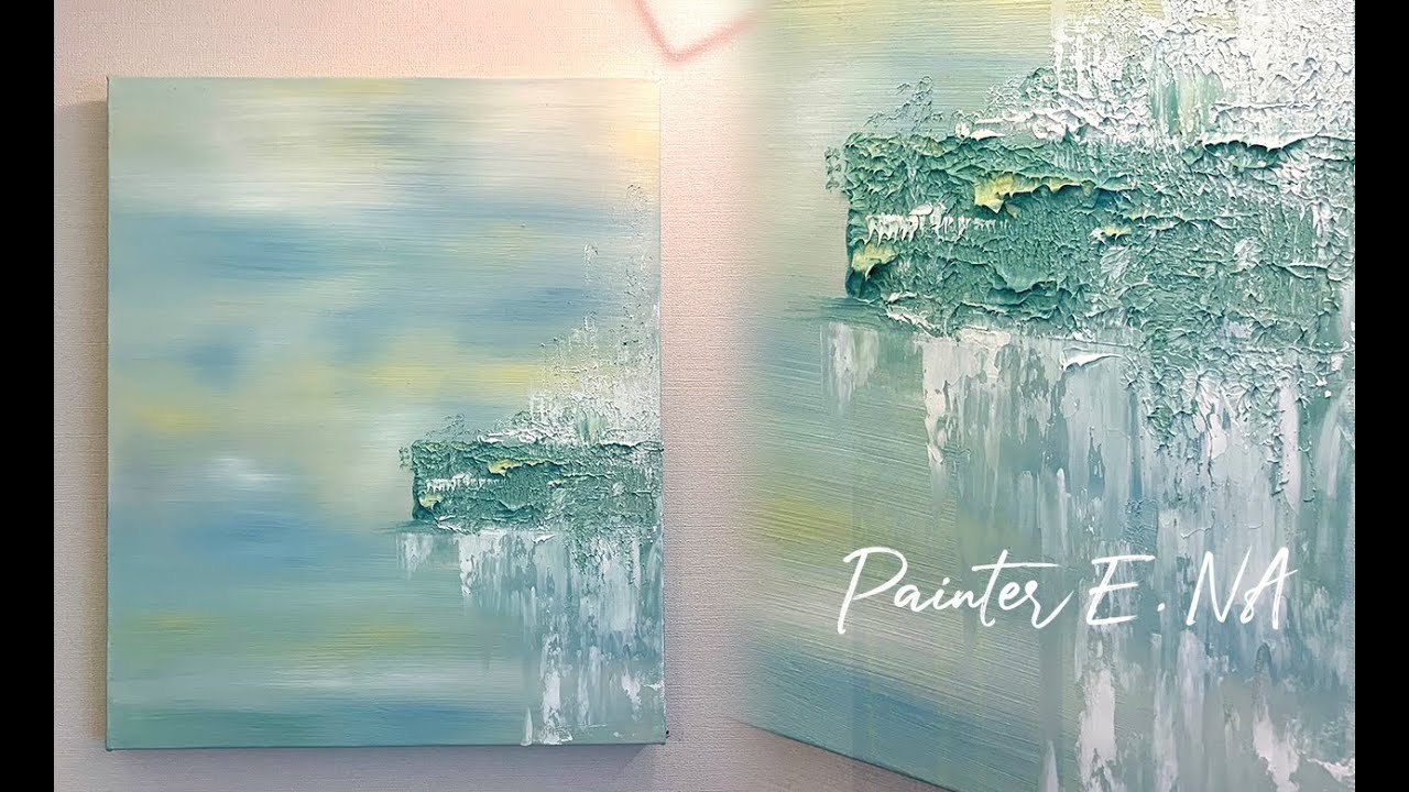 정화_ purify [공모전 입상_가작상]ㅣ유화ㅣ석고 블랜딩 ㅣ 반고흐 유화 ㅣ 모델링 페이스트 ㅣ 추상미술 ㅣOil Painting