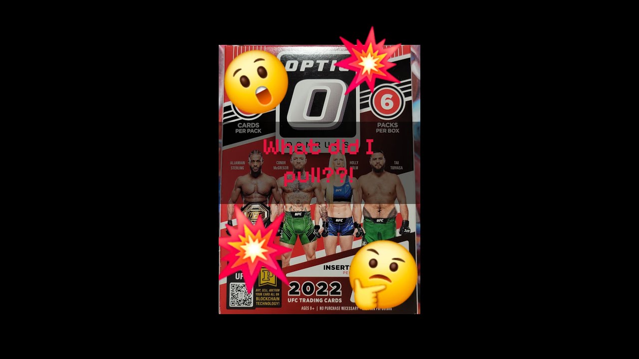 2022 Optic Donruss UFC Cards Blaster Box
