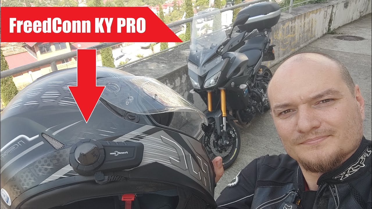 Отзыв на интерком FreedConn KY Pro с Aliexpress #moto #yamaha #mt09 #сочи #sochi #FreedConn