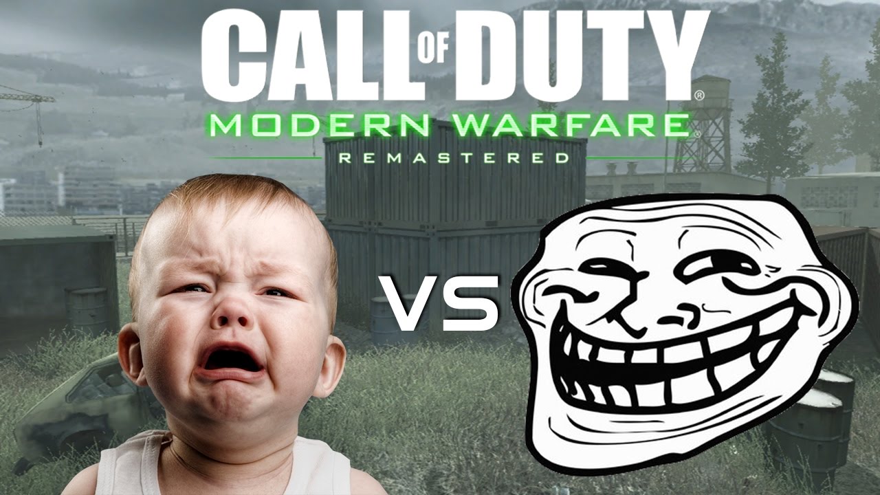 Angry Kid Loses 1v1 - Modern Warfare Remastered Trolling