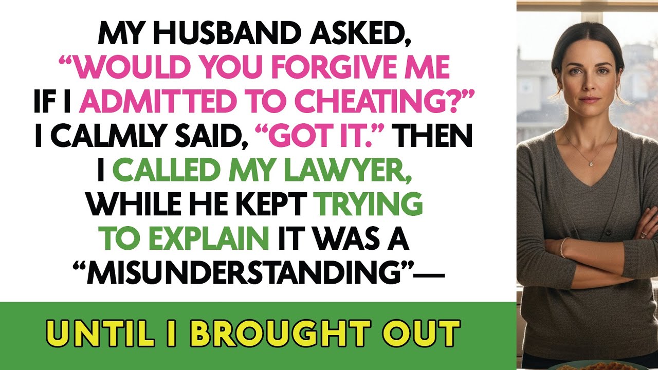 My Husband Asked, “Would You Forgive Me If I Admitted To Cheating?” I Calmly Said, “Got It.” Then...