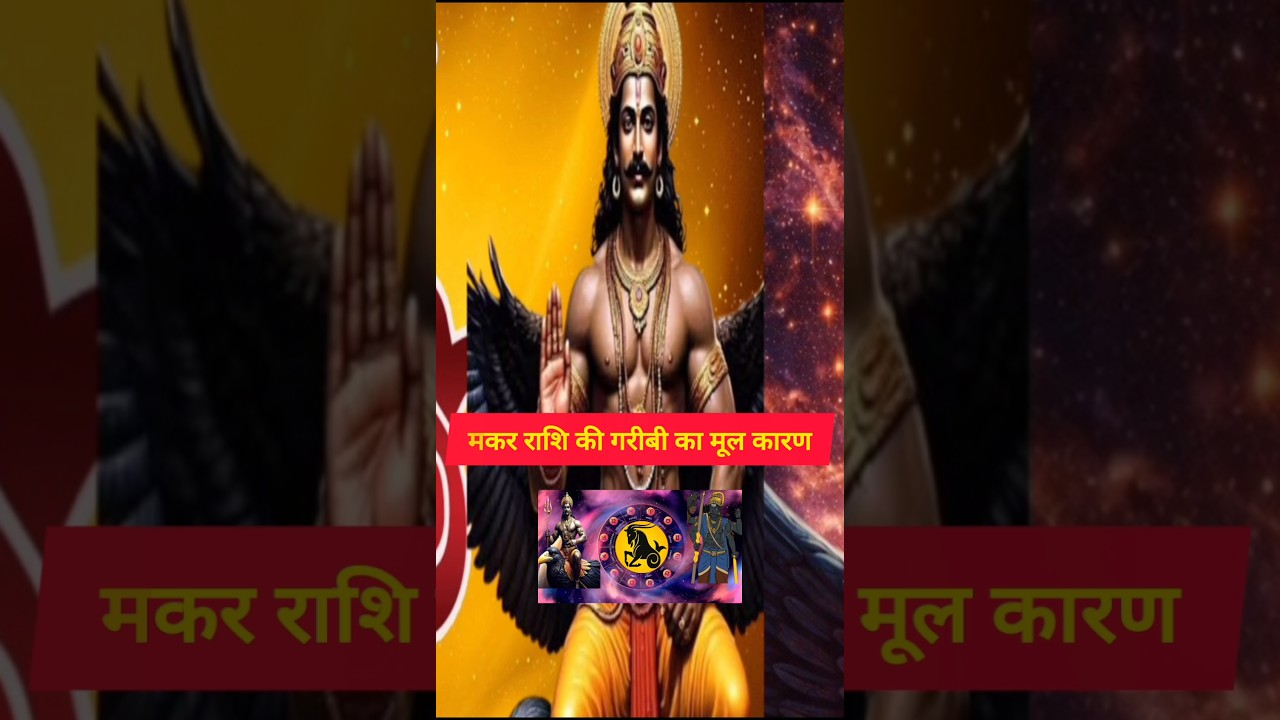 मकर राशि की गरीबी का मूल कारण #Makarrashi,#Garibi,#shortvideo,