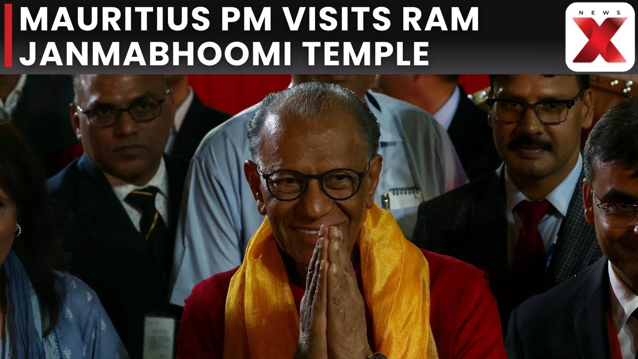 Mauritius PM Ramgoolam Offers Prayers at Ayodhya&rsquo;s Ram Janmabhoomi Temple
