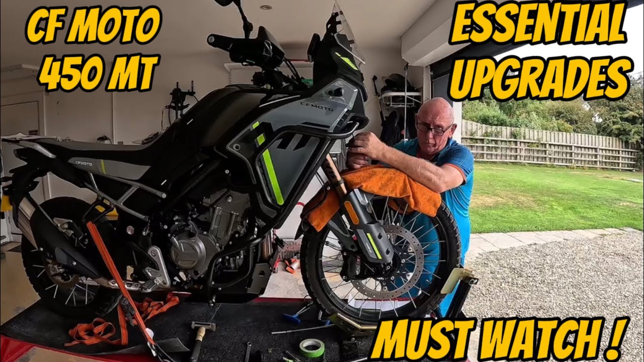 Fitting crash bars and sump guard to the CF Moto 450 MT Essential upgrade!