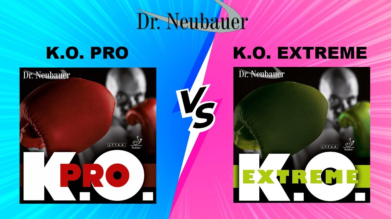 Накладки для настольного тенниса Dr Neubauer K.O. Pro и K.O. Extreme со средними шипами — что под...