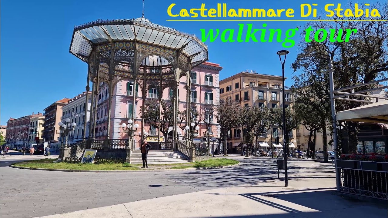 ✨️Castellammare di Stabia, Italy 2023 ✨️ [ 4K HDR ]  Morning  Walking  Tour  #walkingtour #italy