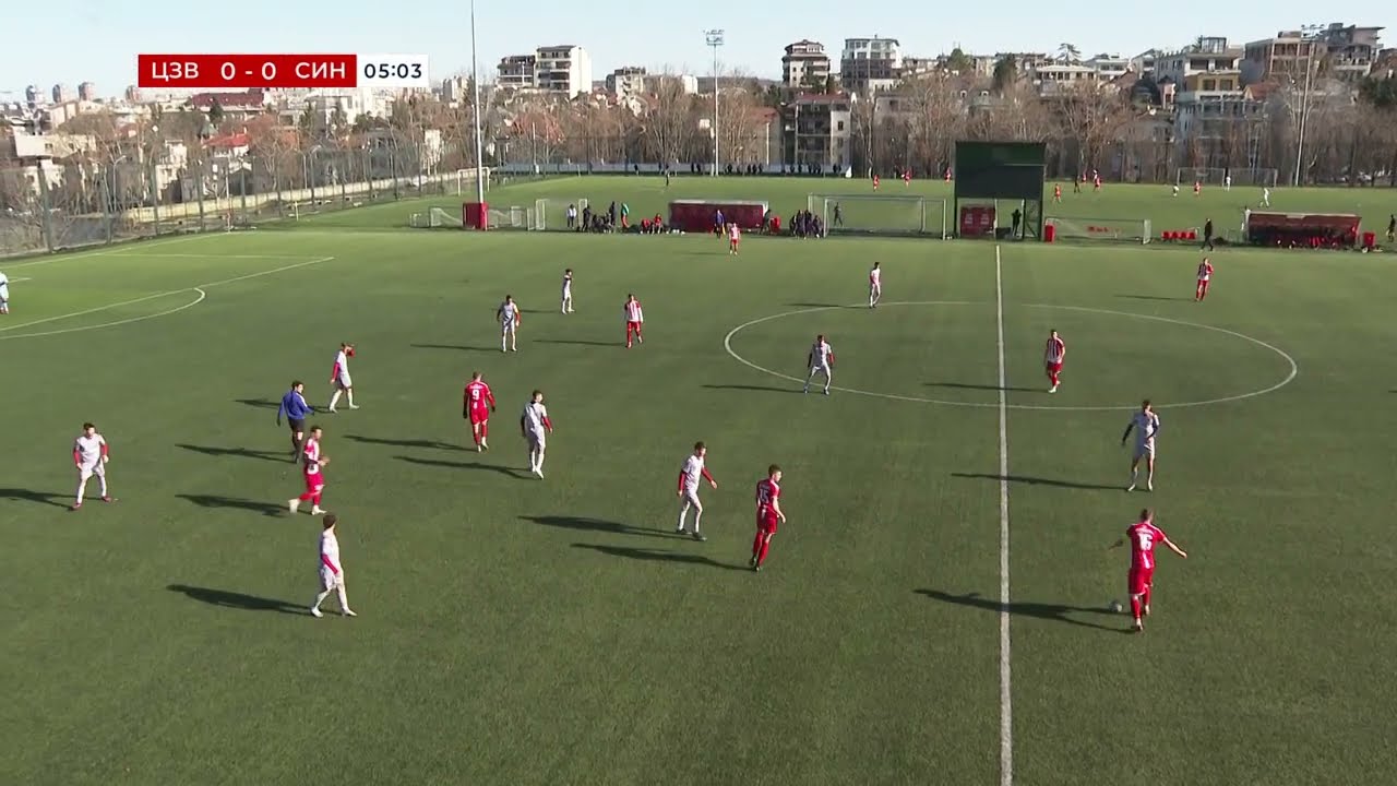 Prijateljska utakmica (omladinci): Crvena zvezda - Sinđelić 4:1, ceo meč