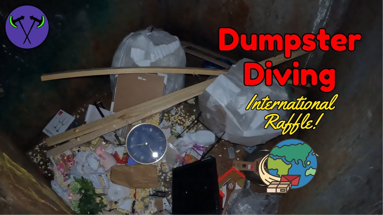 What Time Is It? It's Time To Get In The DUMPSTER DIVING Raffle!