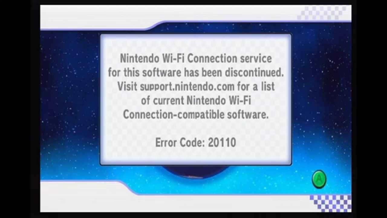 In the middle of a race, the servers of Nintendo WFC close (5/20/14)