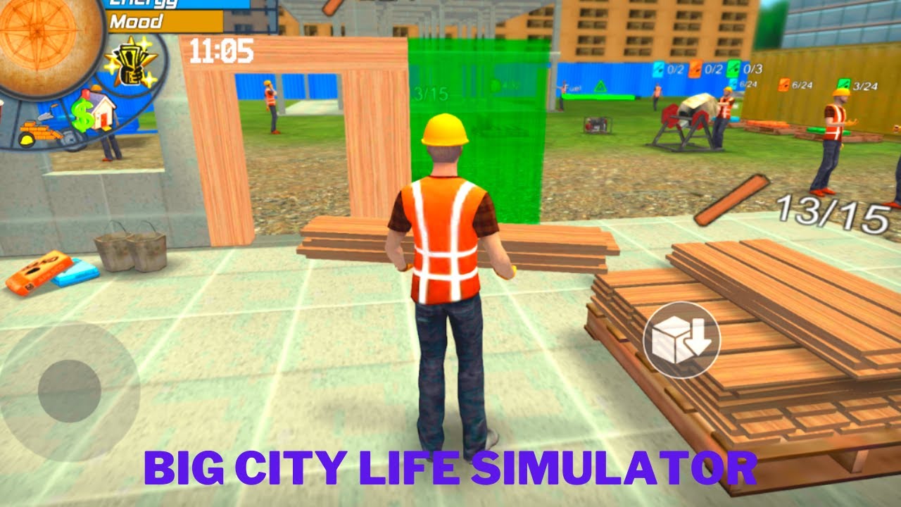 Big City Life Simulator - LICENSE B and C- Builder constructor problem with job Gameplay Android iOS