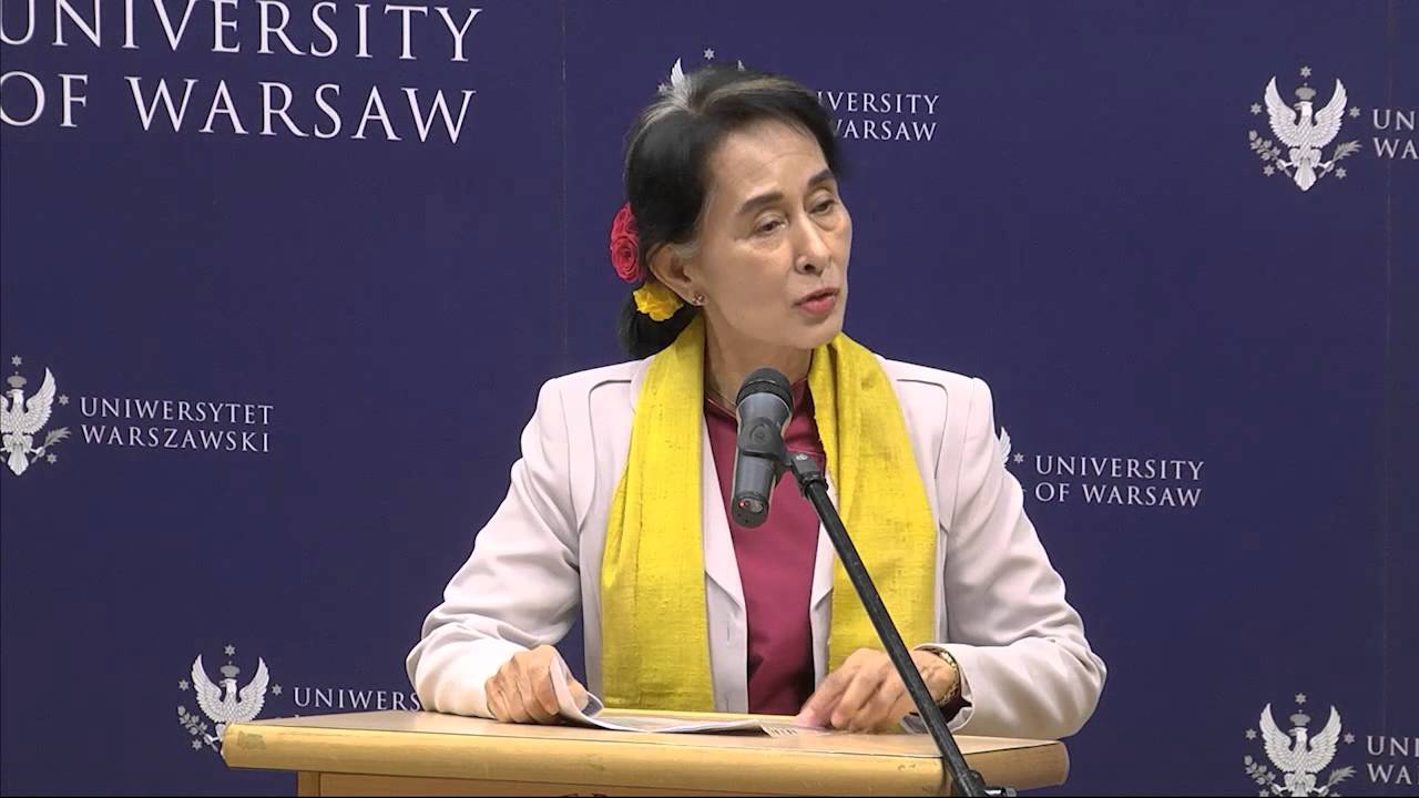 Aung San Suu Kyi on politics and education for Kapuscinski Development Lectures