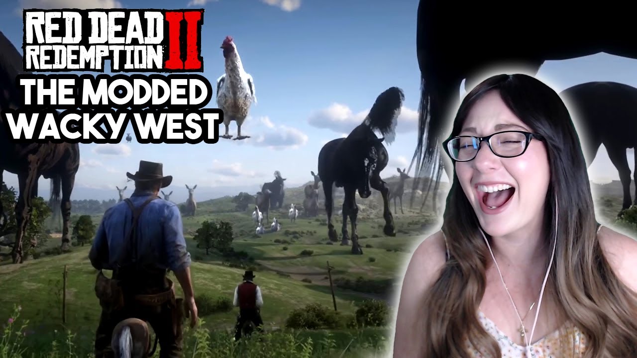 Red Dead Redemption 2 The Modded Wacky West Reaction (Or Me Laughing for 10 Minutes)