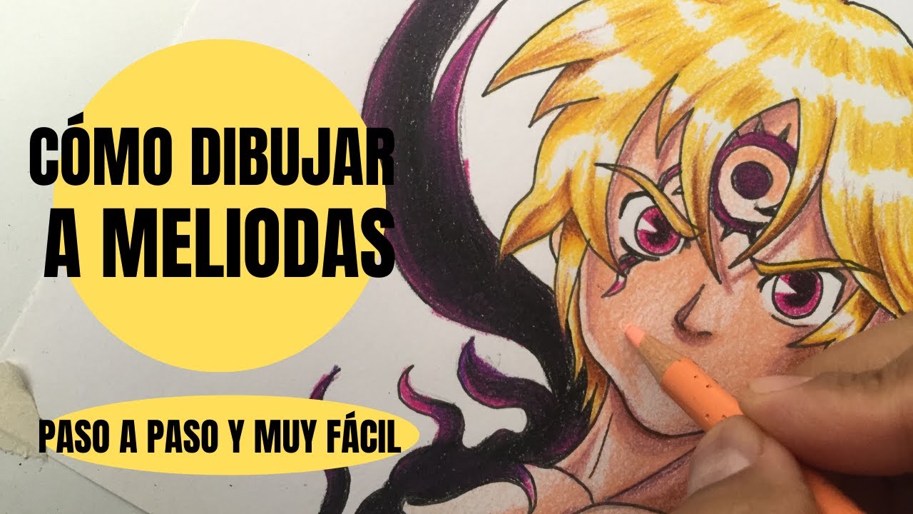 Cómo Dibujar A Meliodas Modo Asalto Paso a Paso