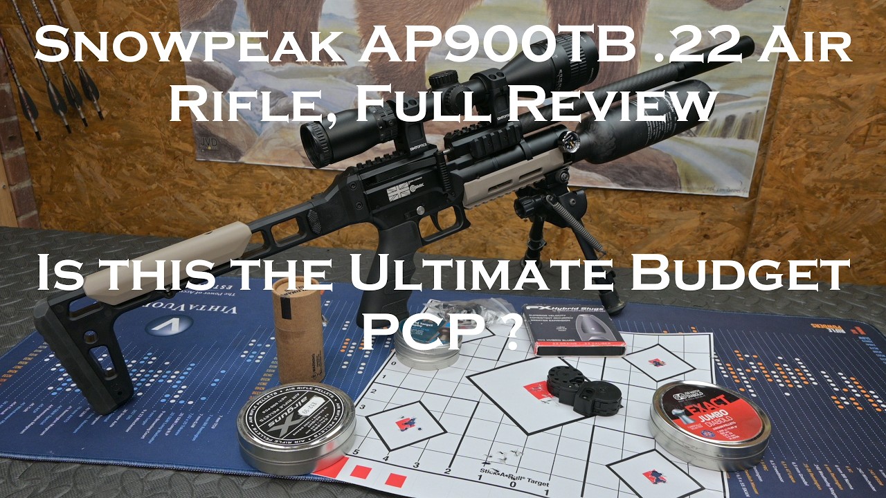 ЛУЧШАЯ бюджетная PCP-винтовка в калибре .22? Snowpeak AP900BT, полный обзор, будет подробно &mdash; наб...