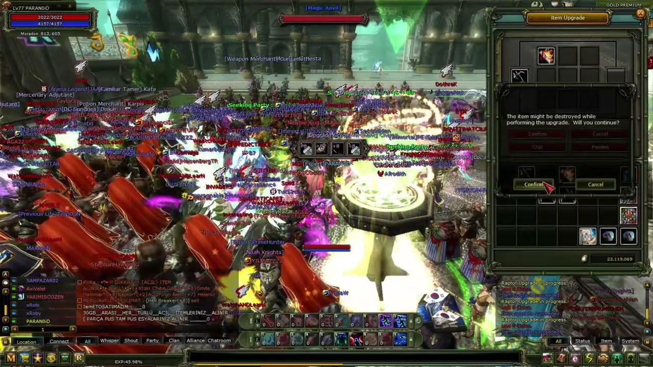 ZERO 2.30 dk da 4bin tl .    :() #upgrade #knightonline #riseonline