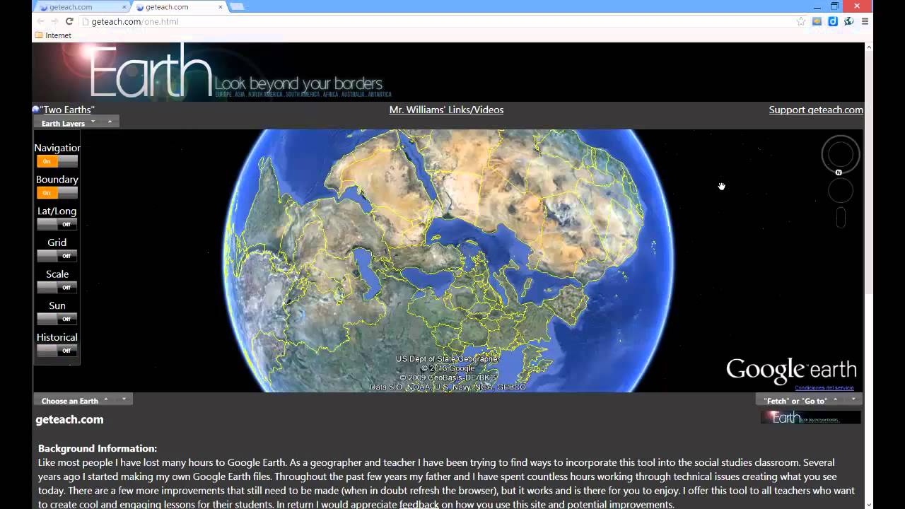 Sacando el máximo partido a GOOGLE EARTH