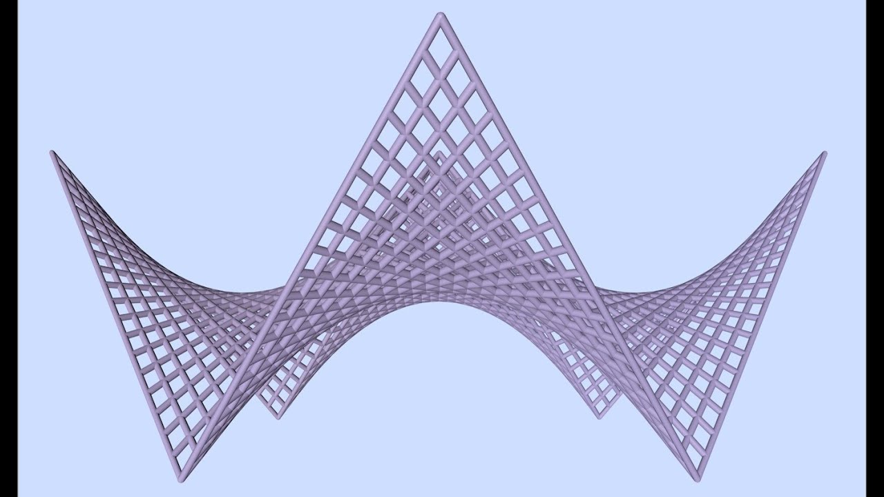Hyperbolic-Paraboloid Doubly-Ruled Shelter / Roof / Kiosk