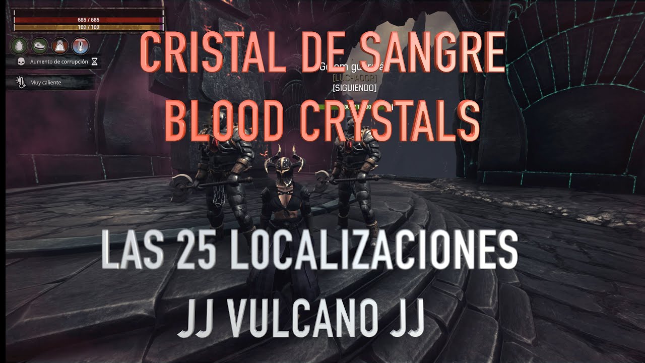 Conan exiles-Cristal de sangre las 25 localizaciones