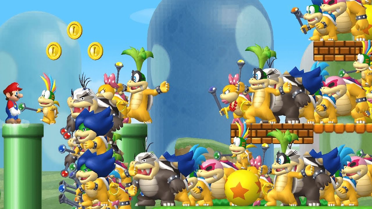 Can Mario Beat 999 Koopalings in New Super Mario Bros. Wii?