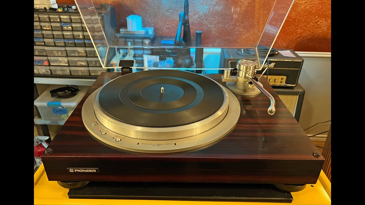 Pioneer PL-30 Turntable Recapped and Restored!  671