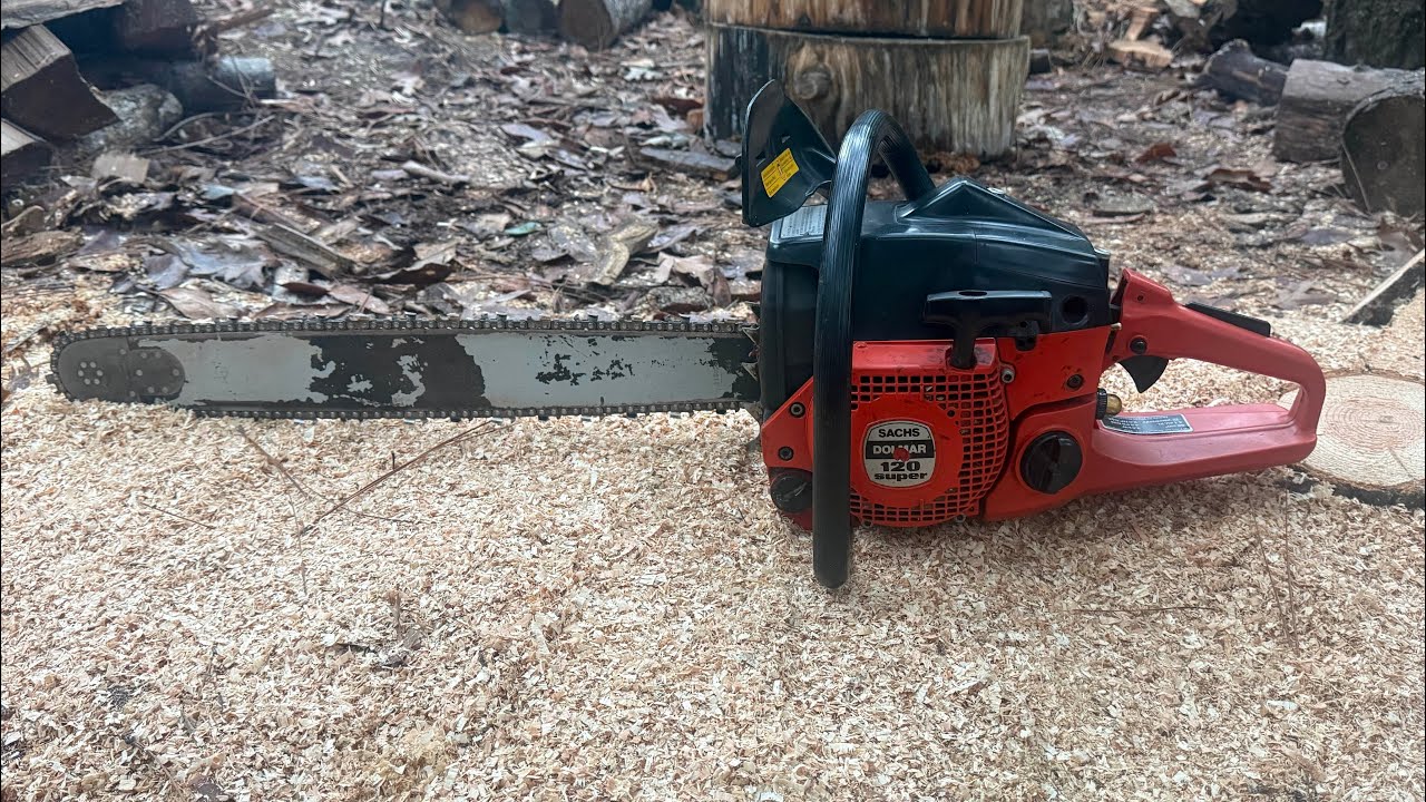 Sachs Dolmar 120 Super Chainsaw Walk Around 