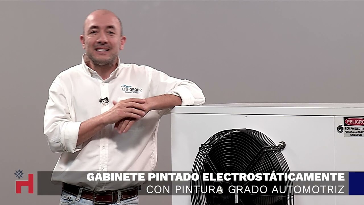 Unidad condensadora con gabinete, para instalación al exterior, HUCZ