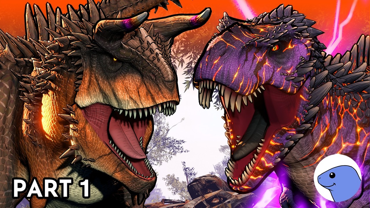 Horned Carnotaurus vs Omega 09 | Animation (Part 1)