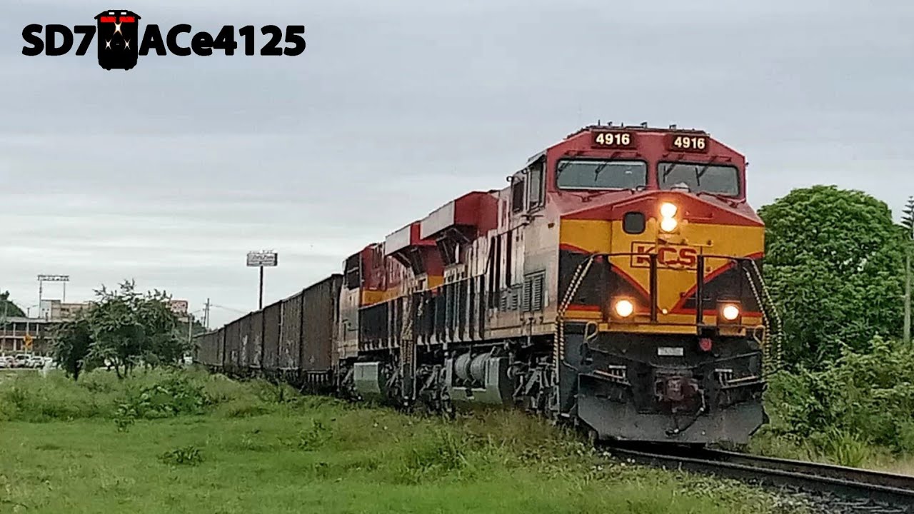 Se Atasca Tren de Forma Dramatica!🚂 17 Trenes y 16 Locomotoras! KCSM Trenes con las ES44AC 4900!