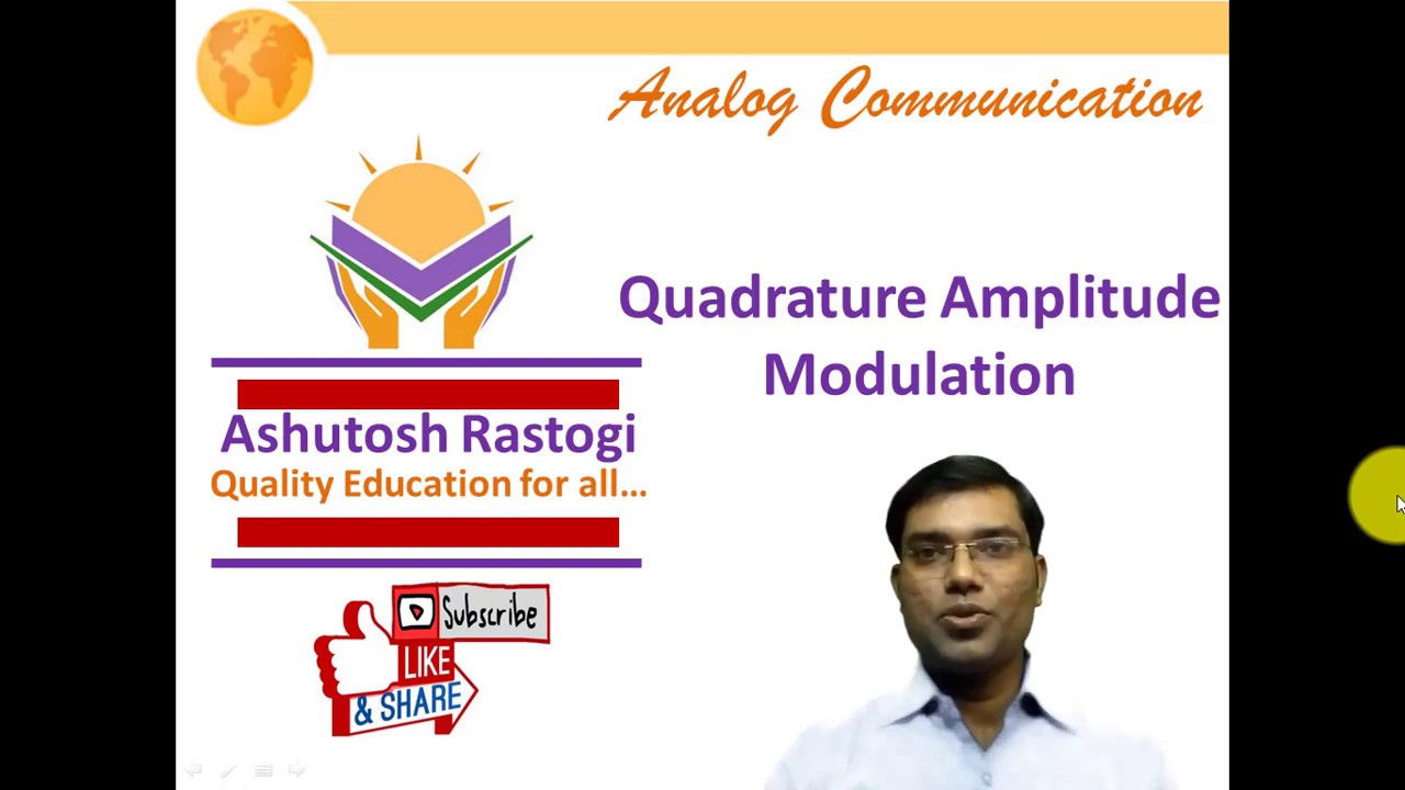 Quadrature Amplitude Modulation | Quadrature Carrier Multiplexing | Amplitude Modulation