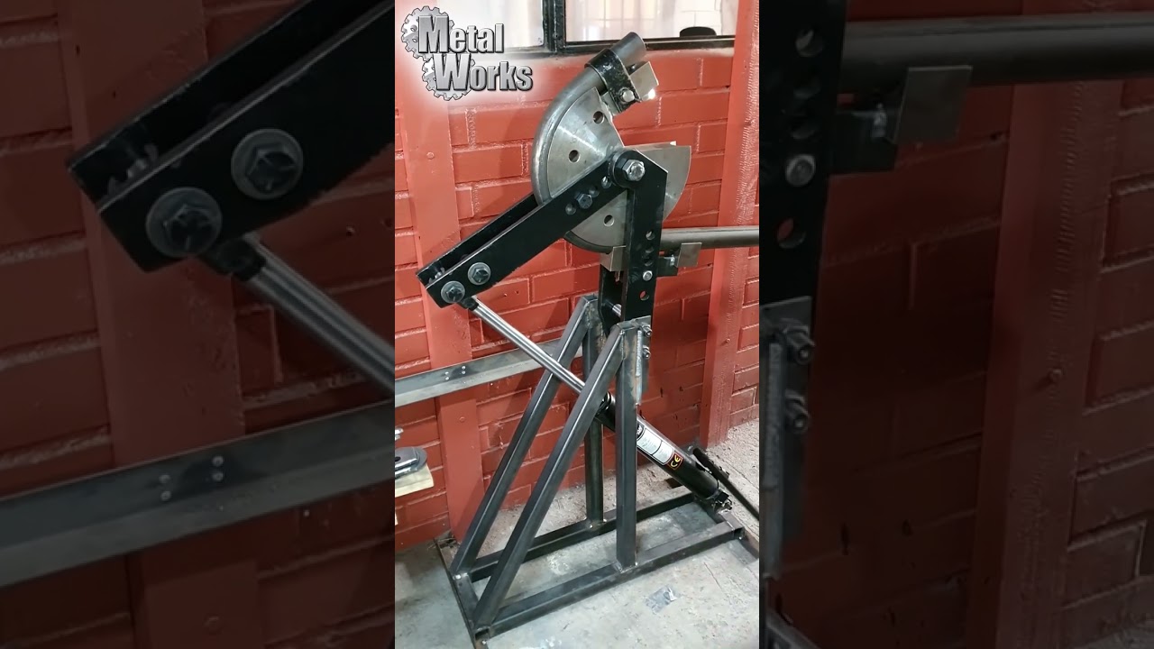 Dobladora de tubos tipo americana con kit hidráulico marca MetalWorks 🇨🇱