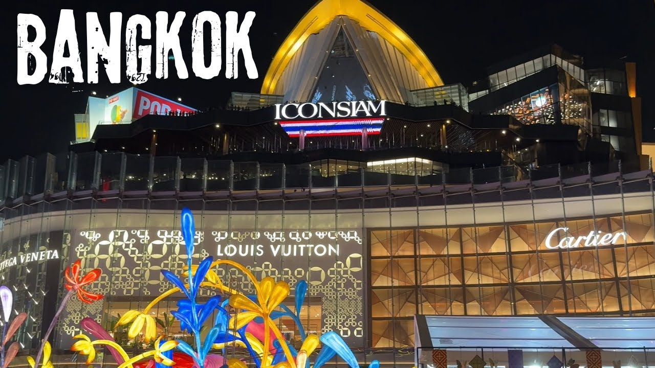 Best Bangkok Attractions: Iconsiam Mall, Spectacular Water Show & Dinner Cruise Views