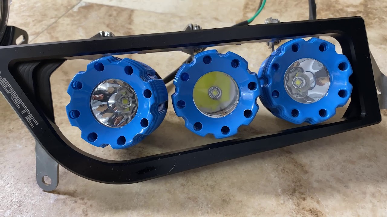 Heretic RZR Headlights - INSANELY BRIGHT!