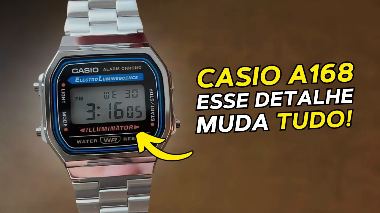 Casio A168 - o Digital Clássico Que Sobreviveu ao Tempo!