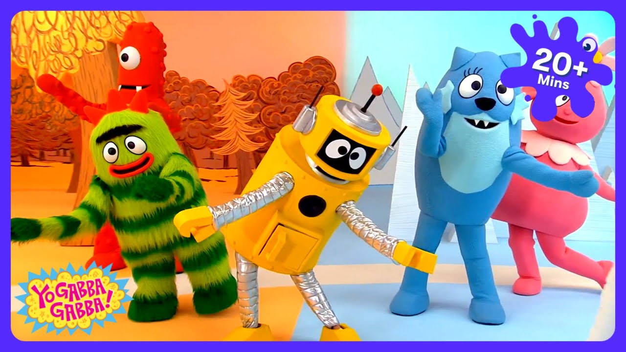Yo Gabba Gabba - Stop, Go! Bouger et sauter | Dessins Animés | WildBrain Maison du Fun en Famille