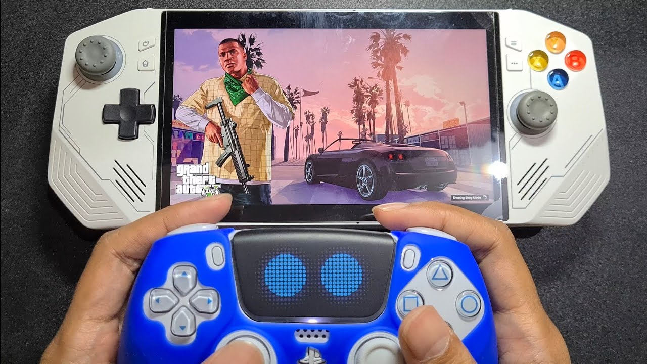 How to Connect a PS5 Astro Bot Controller to a UMPC and Play GTA V Enhanced