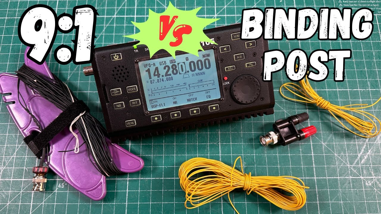 9:1 Vs No Transformer Random Wire Antenna