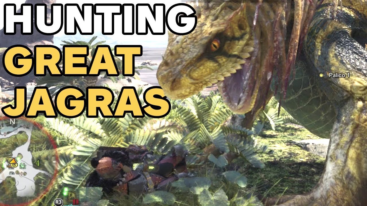 Monster Hunter World Gameplay: Hunting a Great Jagras