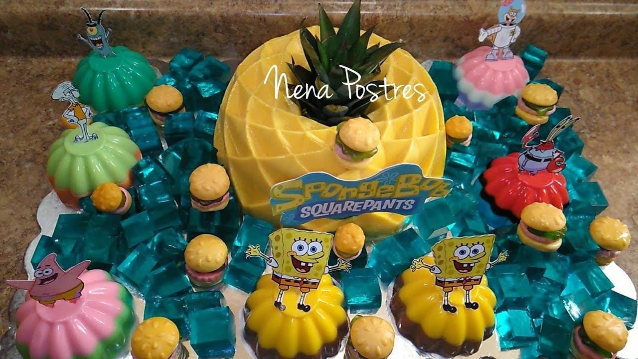Gelatinas Individuales de Spongebob