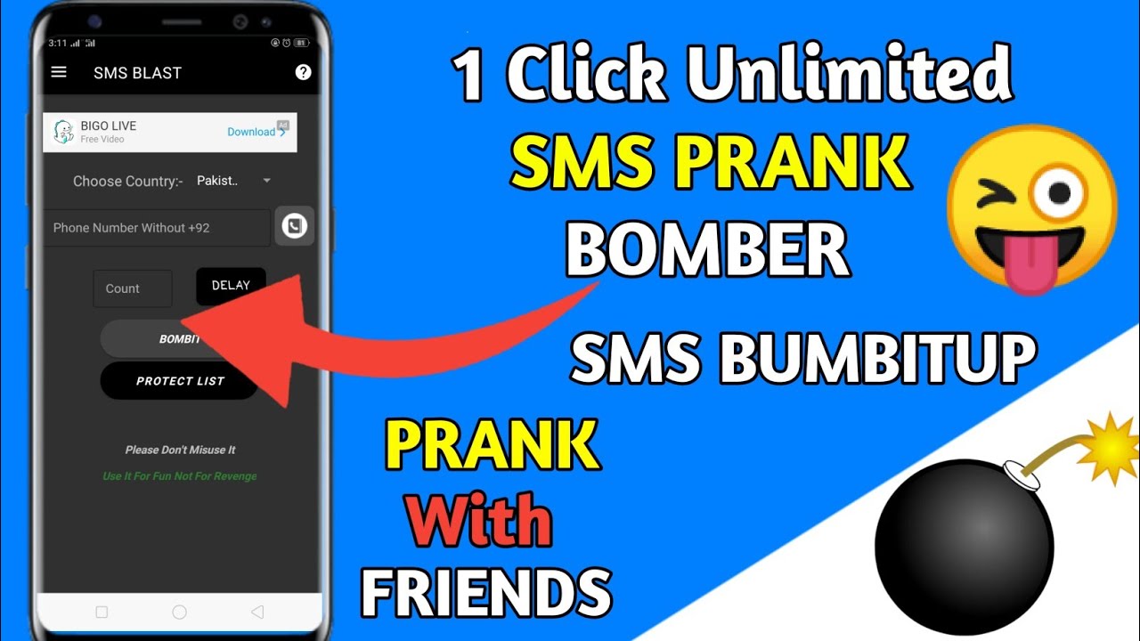 Bombitup Sms Bomber 2022 | Sms Bomber App 2022 | Sms Bomber - #tiptoptech
