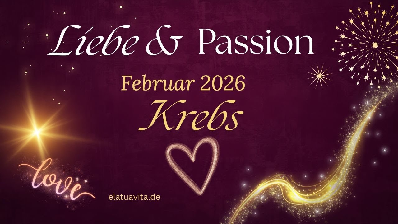 Krebs ♋ Februar 2026 ✨💖🍀 Es ist höchste Zeit sich zu zeigen, wie man wirklich ist...
