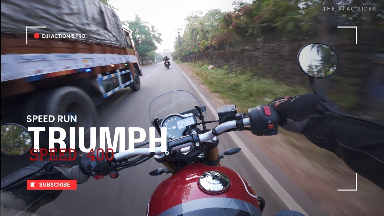 TRIUMPH SPEED 400 | Kerala Roads | Speed Run Part 1
