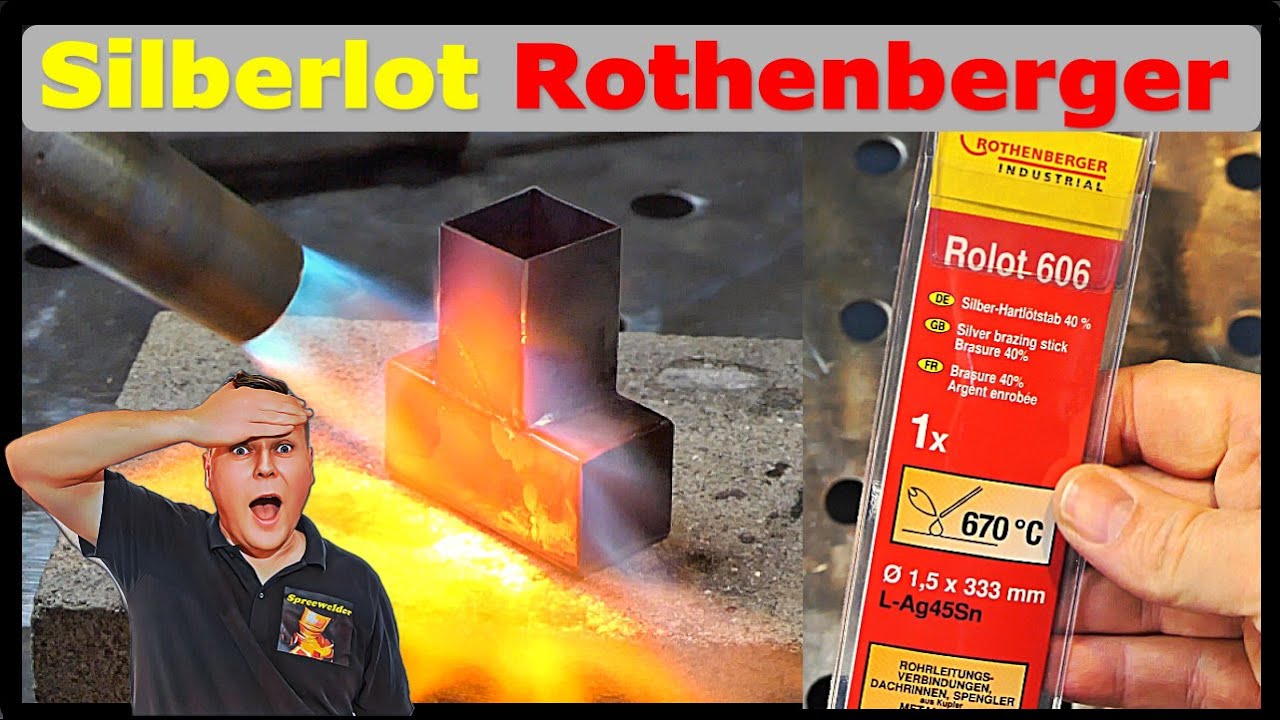 Hartlöten mit Silberlot von Rothenberger | Rolot 606 Test