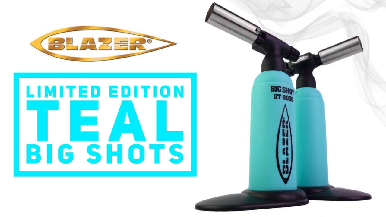 Blazer Products Big Shot GT-8000 Limited Edition Teal Butane Torches
